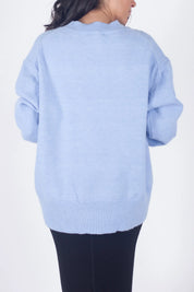 OVERSIZED SWEATER (LIGHT BLUE)