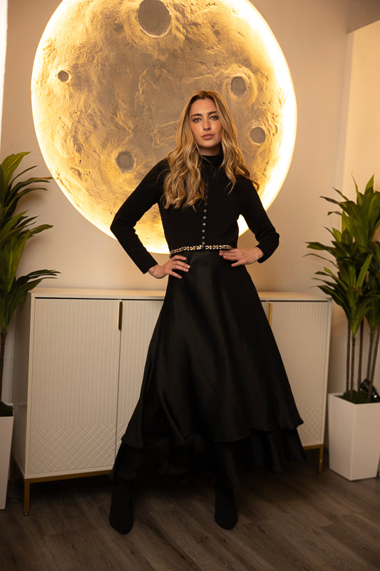 Ira Satin Skirt