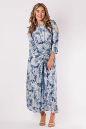 MESH PRINT DRESS (26003)