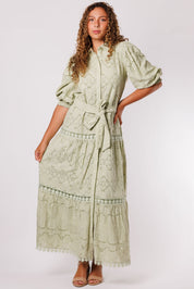 EYELET LACE DRESS (26121)