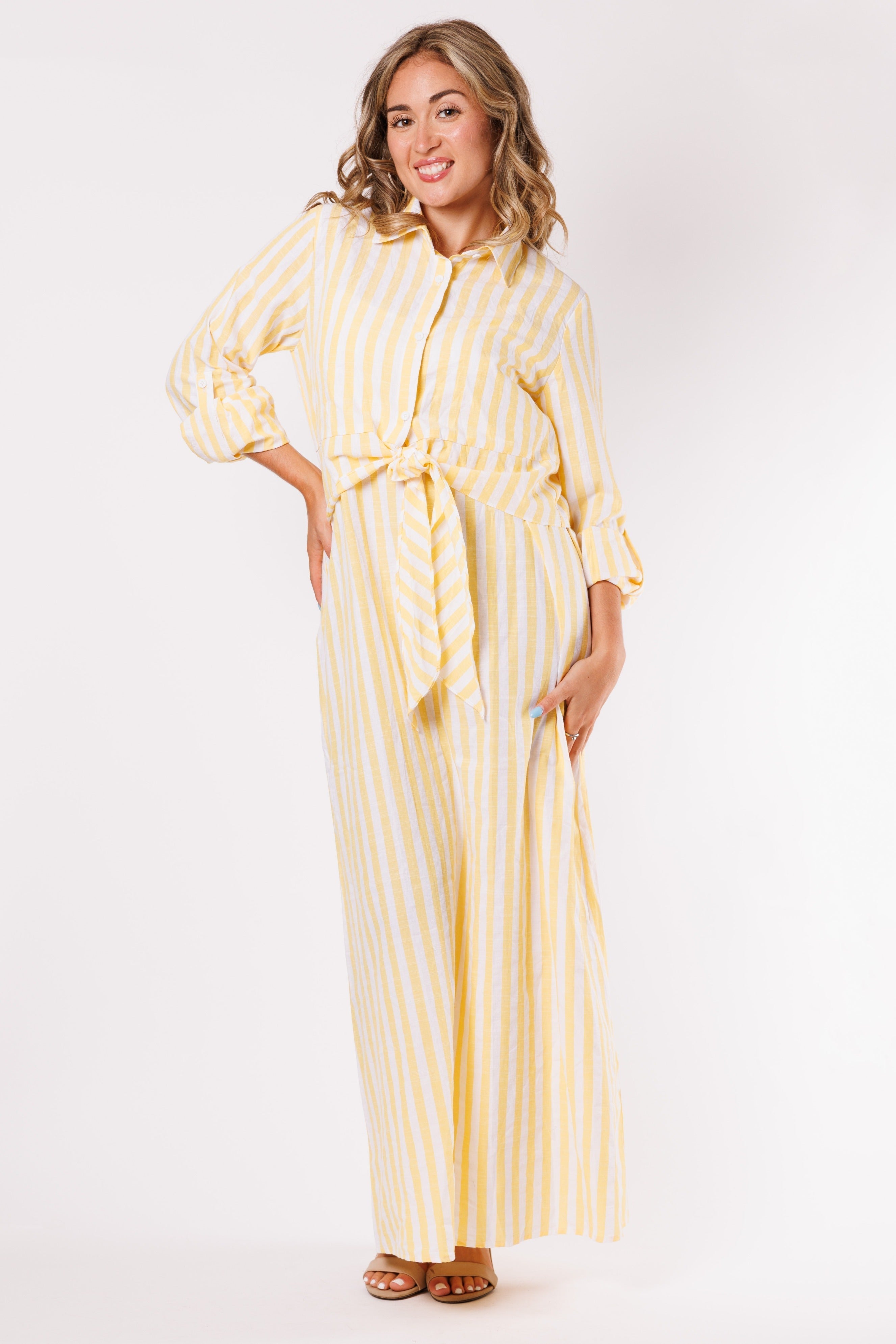 TIE-FRONT PRINT BLOUSE (26296)
