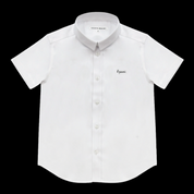 Boys Short Sleeve White Shirt