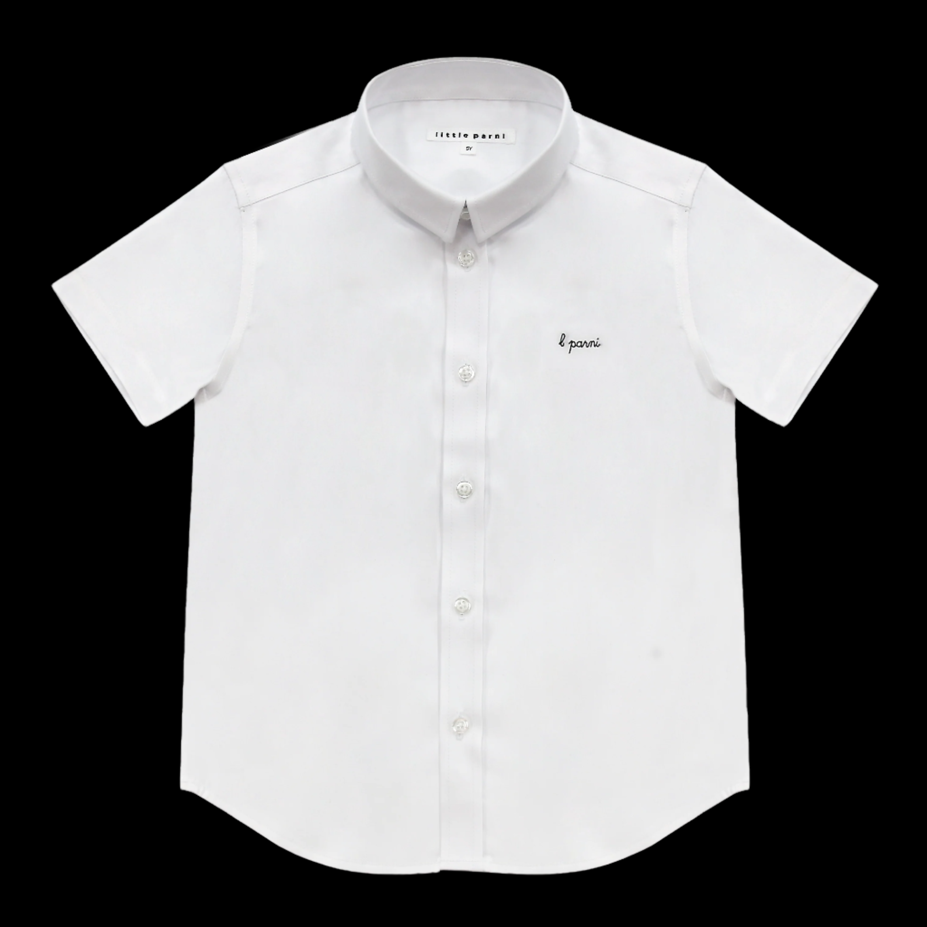 Boys Short Sleeve White Shirt