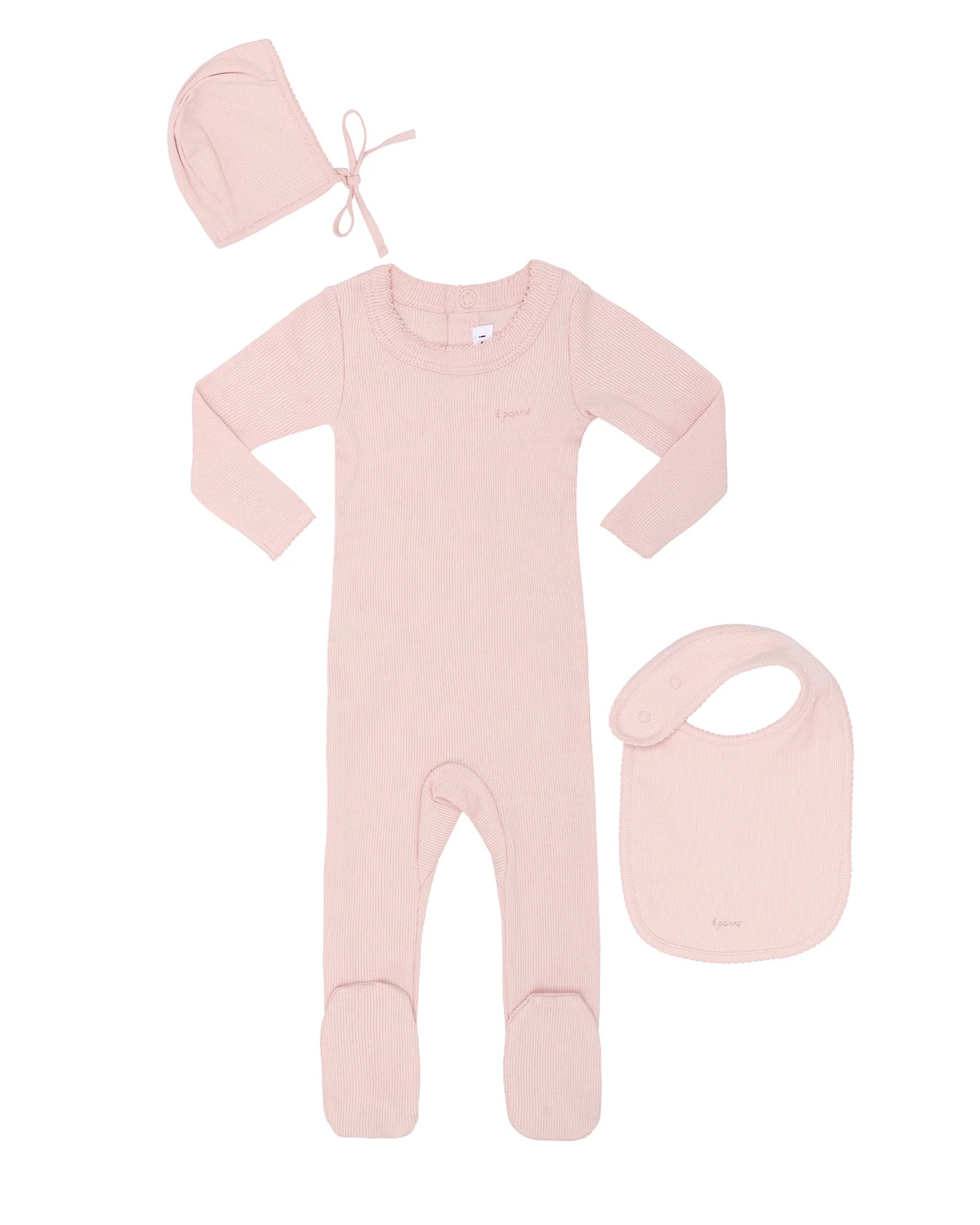 Ribbed Pico Stretchy Plus bib Gift Box