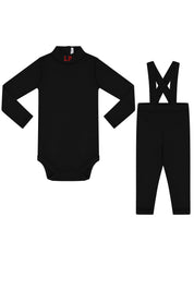 LP Mockneck + Overalls