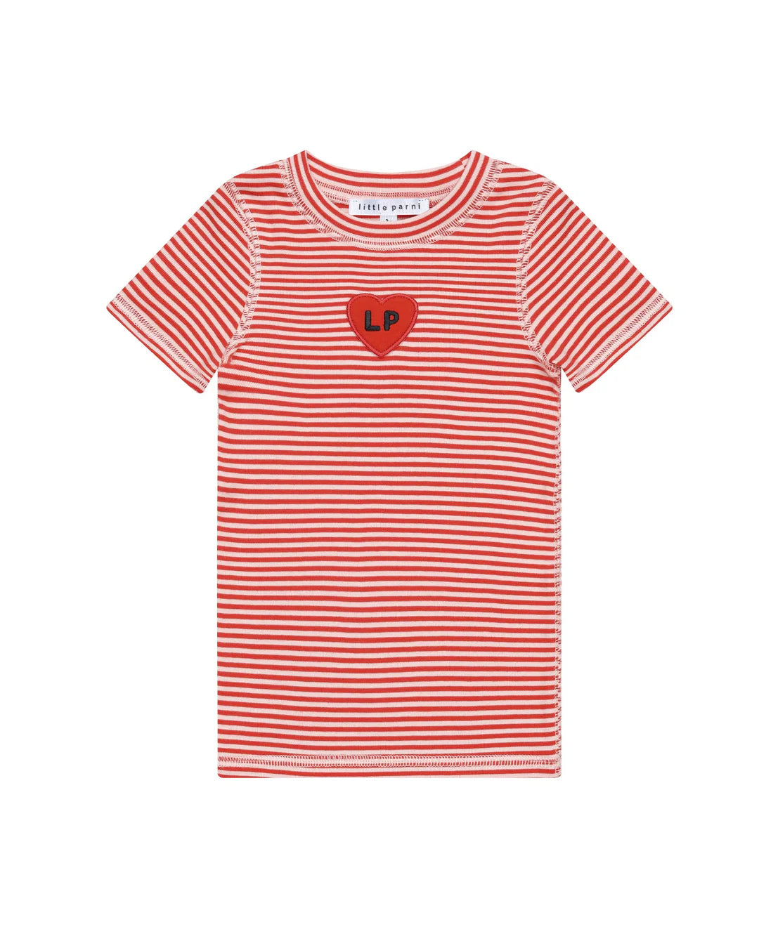 Heart Play Short Sleeve Tee Pink