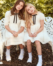 Evening Bow Dress - Long Sleeves