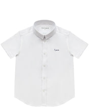Boys White Shirt - short sleeve