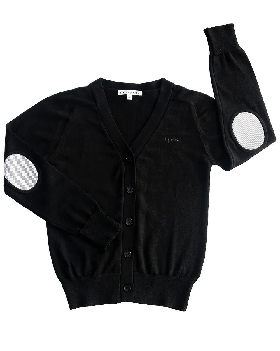 Boys Patch Cardigan