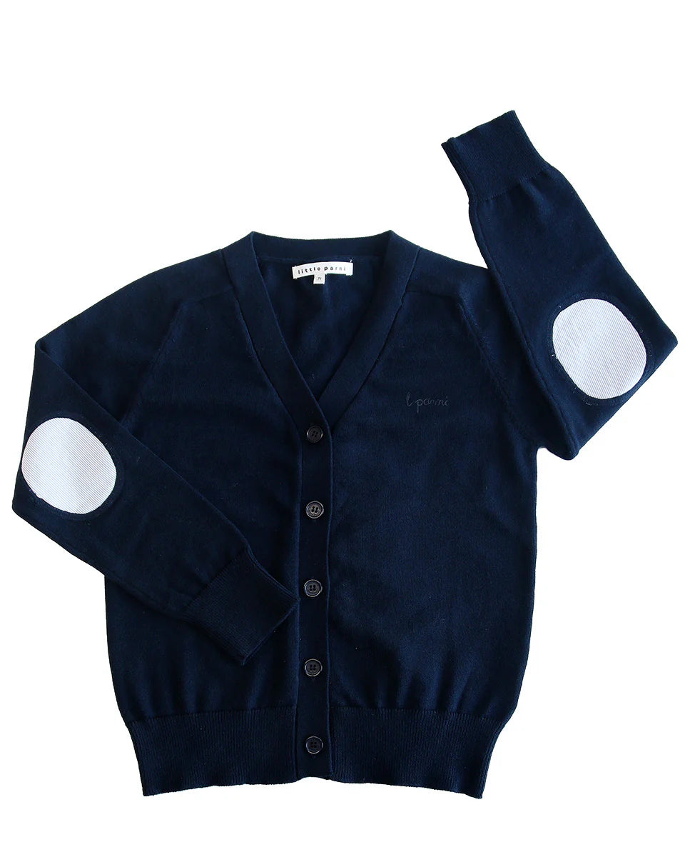 Boys Patch Cardigan