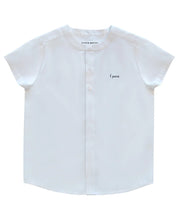 Boys Wrinkle Free Mandarin Collar - Short Sleeves