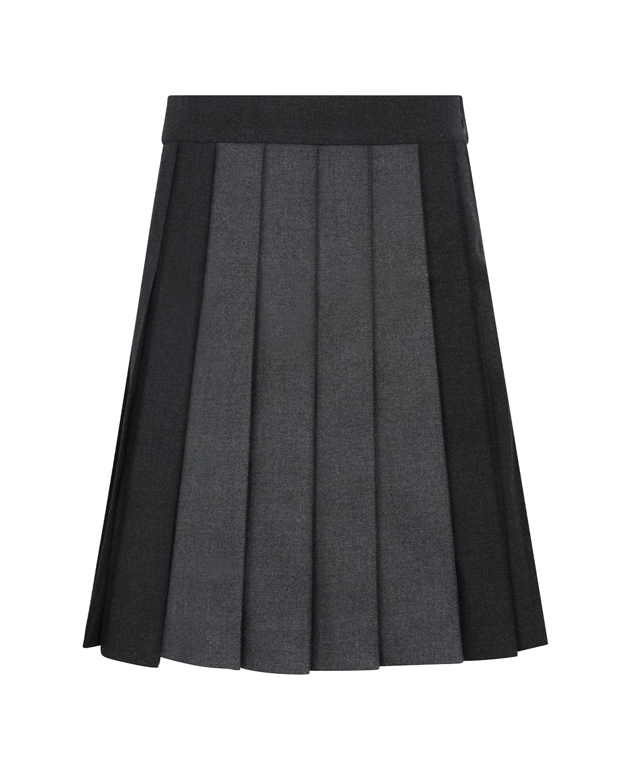 Two-tone Pleated Skirt