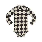 Argyle Mockneck Onesie