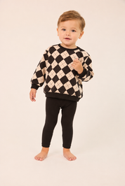 Toddler Argyle Sweatshirt Set