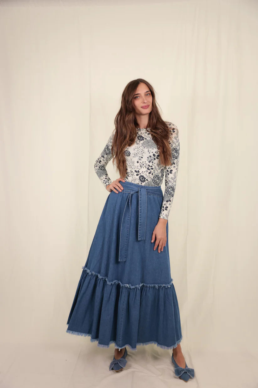 Kara Denim Skirt