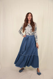Kara Denim Skirt