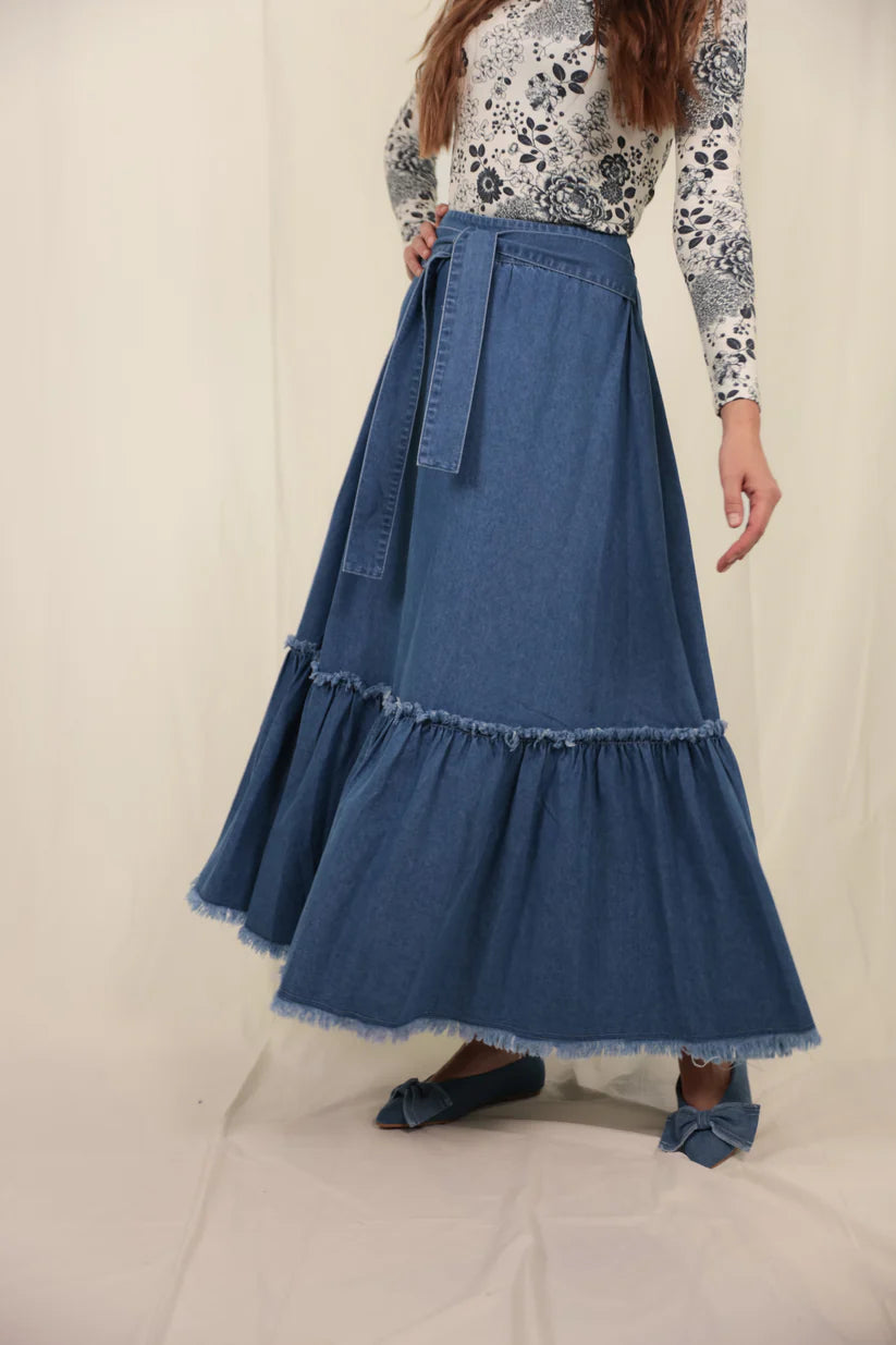 Kara Denim Skirt
