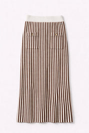 Knit Stripe Skirt