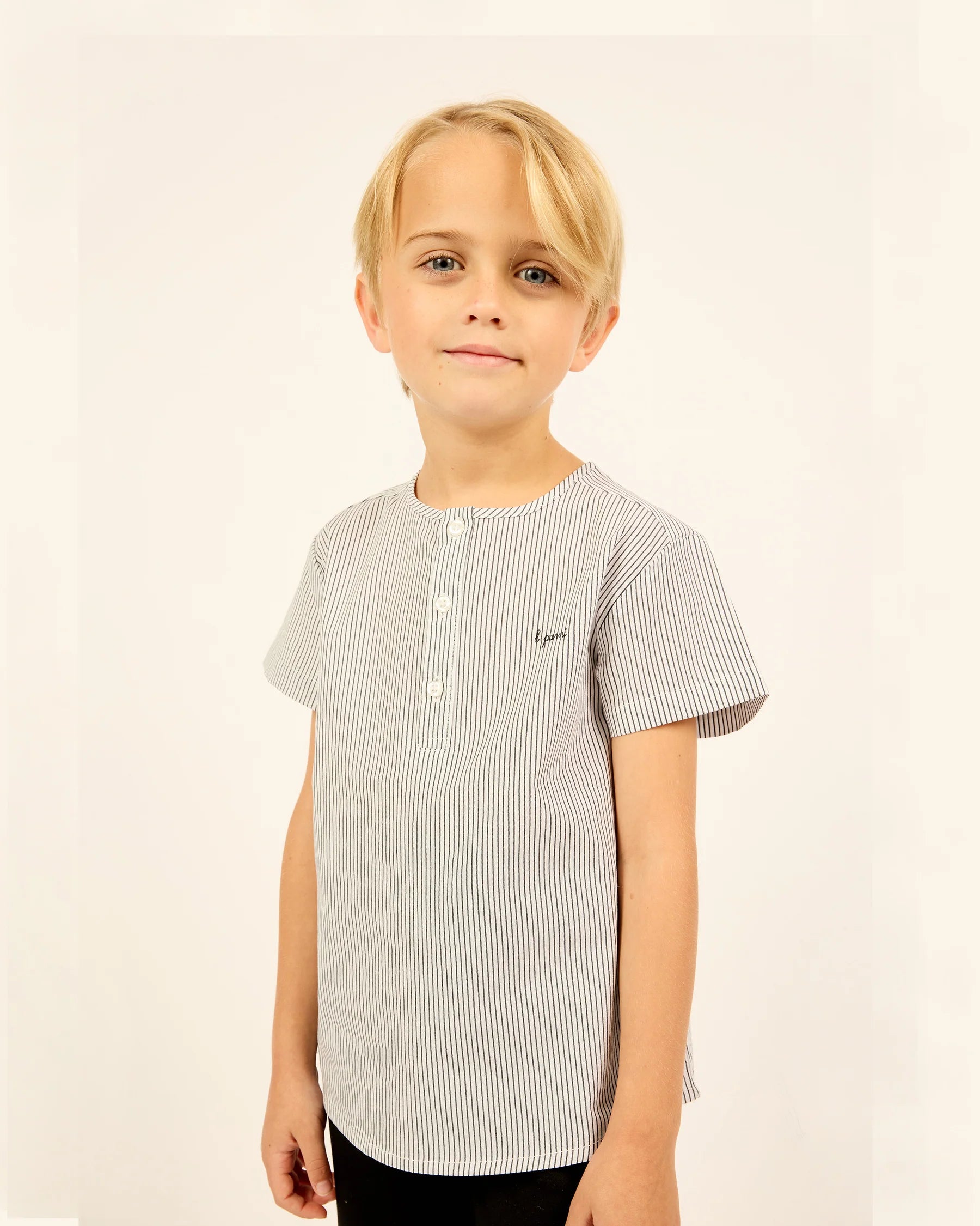 Boys Pinstriped Shirt