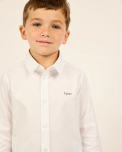 Boys Long Sleeve White Shirt