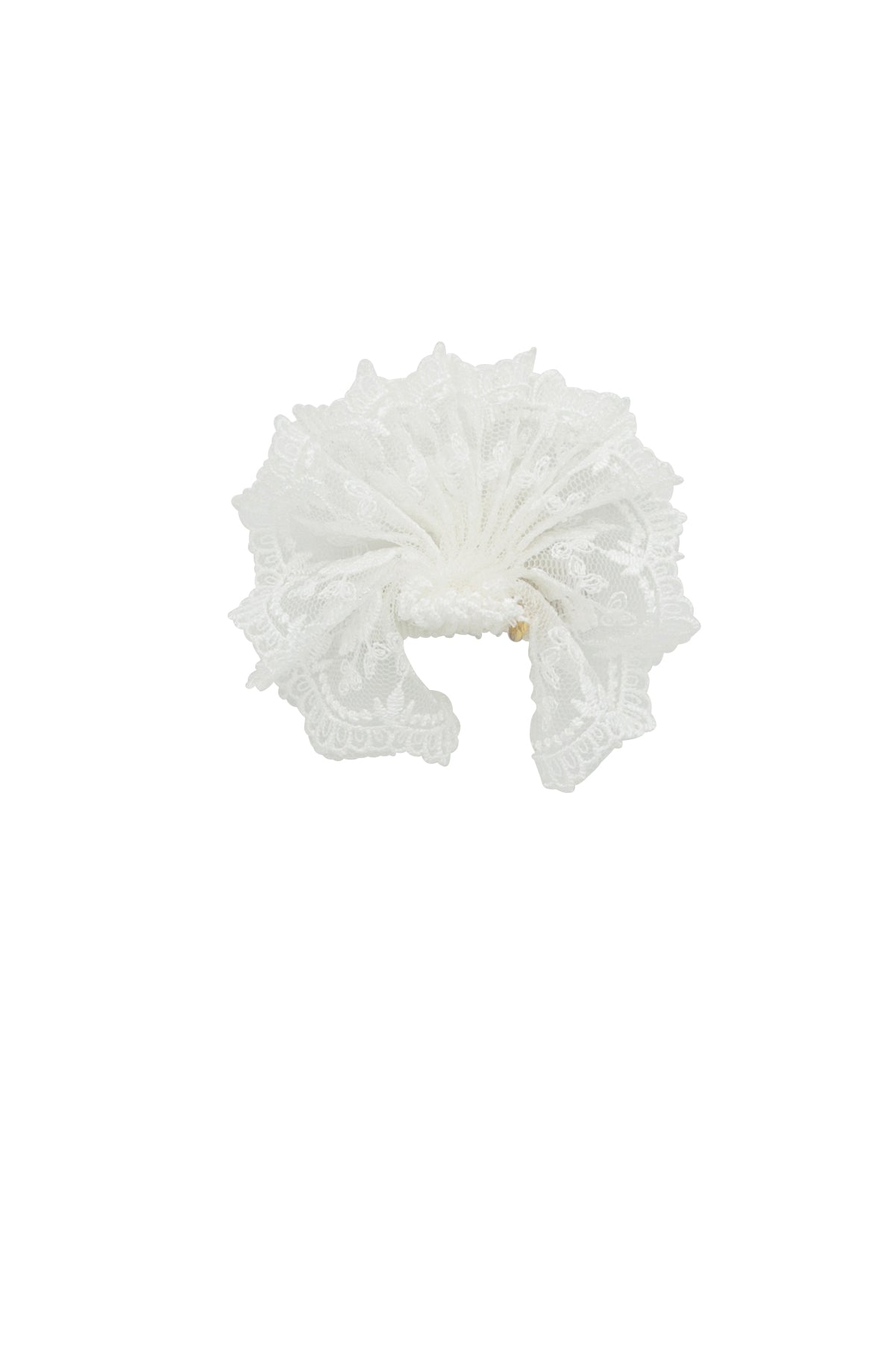 Pirouette Lace Clip - White