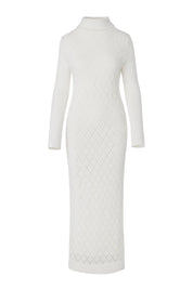 DIAMOND POINTELLE MAXI DRESS