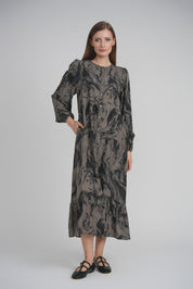 HAILEY DRESS (TAUPE SMOKE)