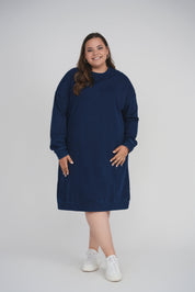 ACID WASH DRESS (INK)