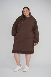 OVERSIZED SWEATSHIRT DRESS