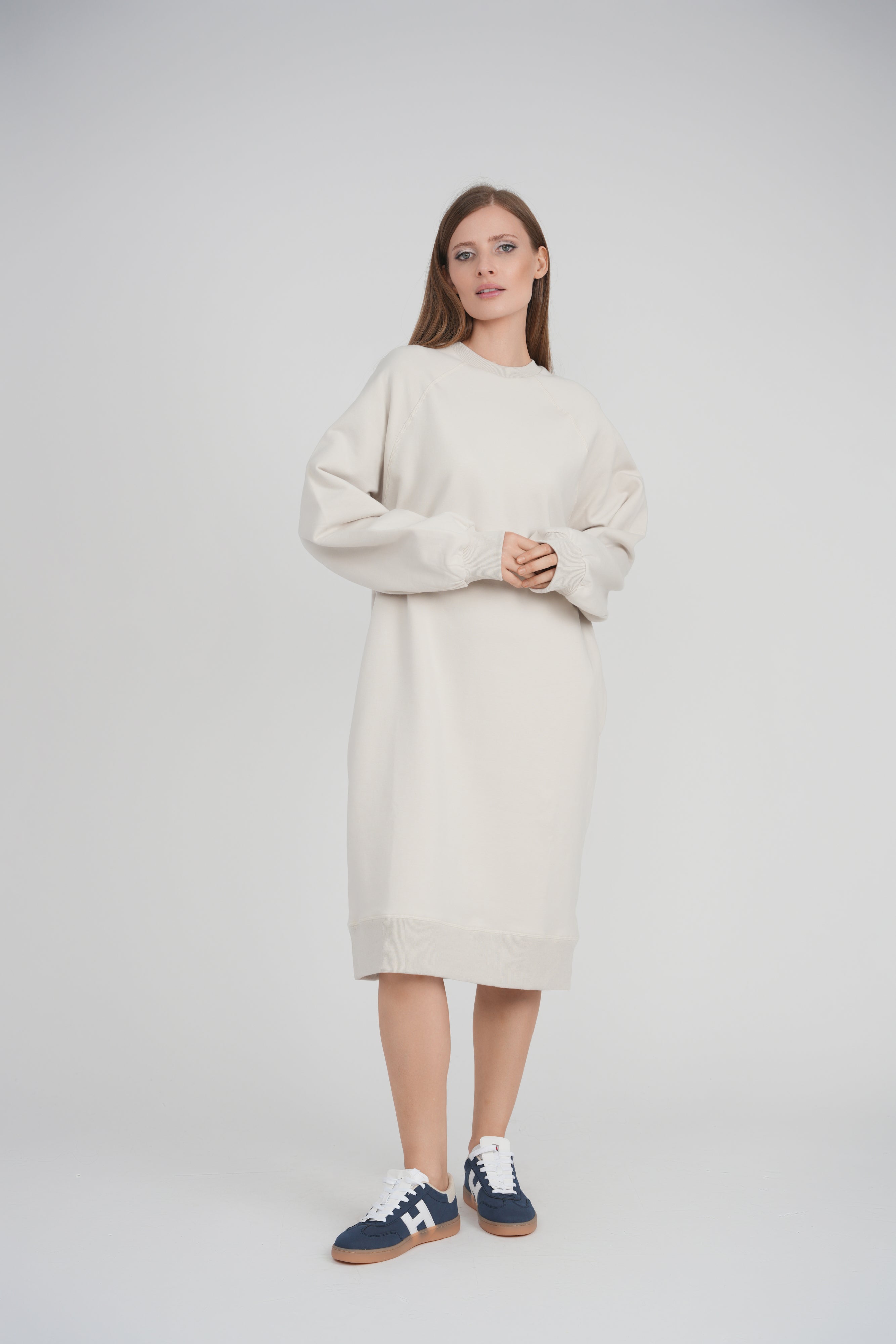 OVERSIZED SWEATSHIRT DRESS