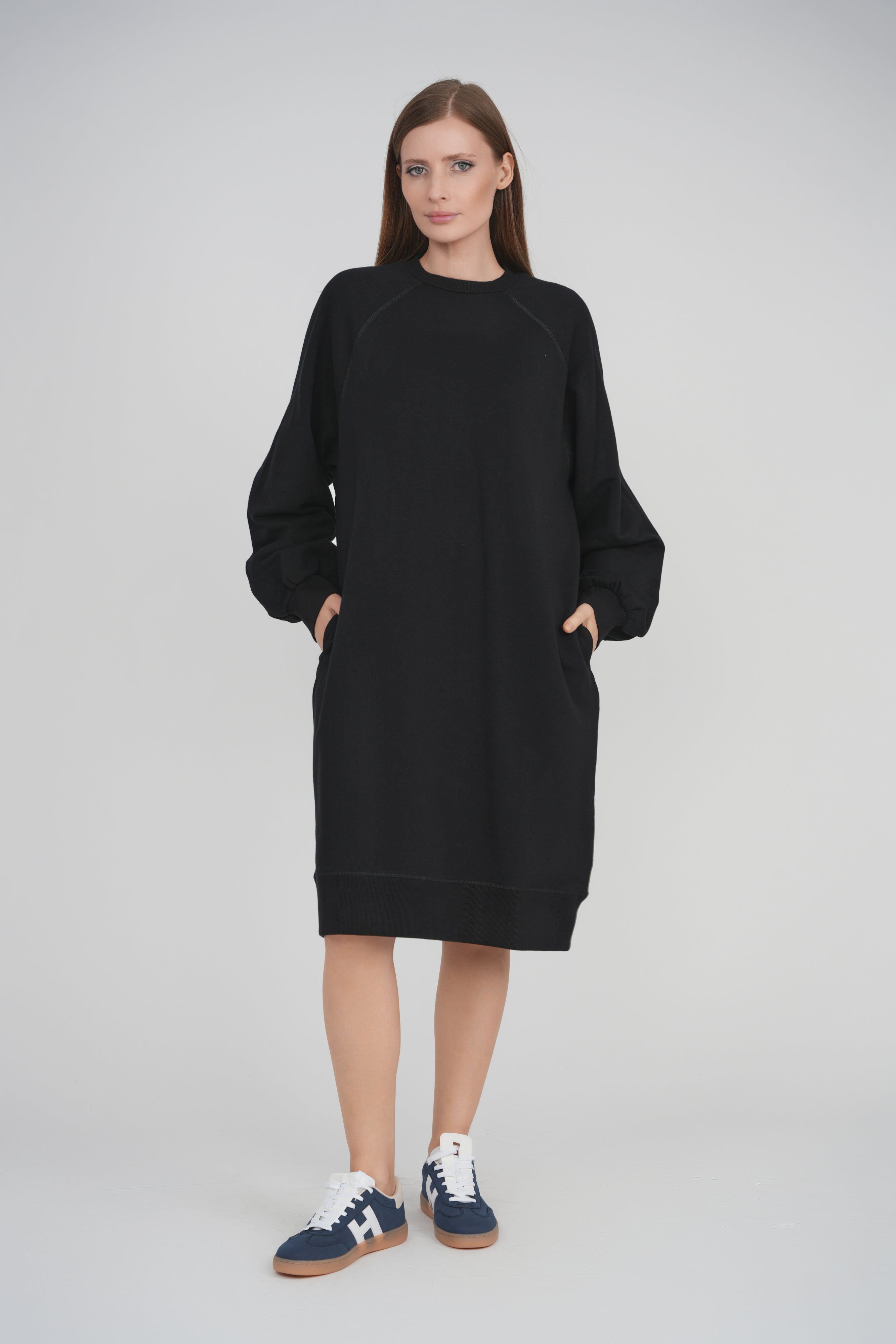 OVERSIZED SWEATSHIRT DRESS