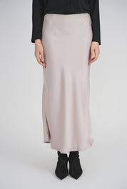 MAXI SLIP SKIRT (CHAMPAGNE)