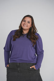 JULIET TOP (EGGPLANT)