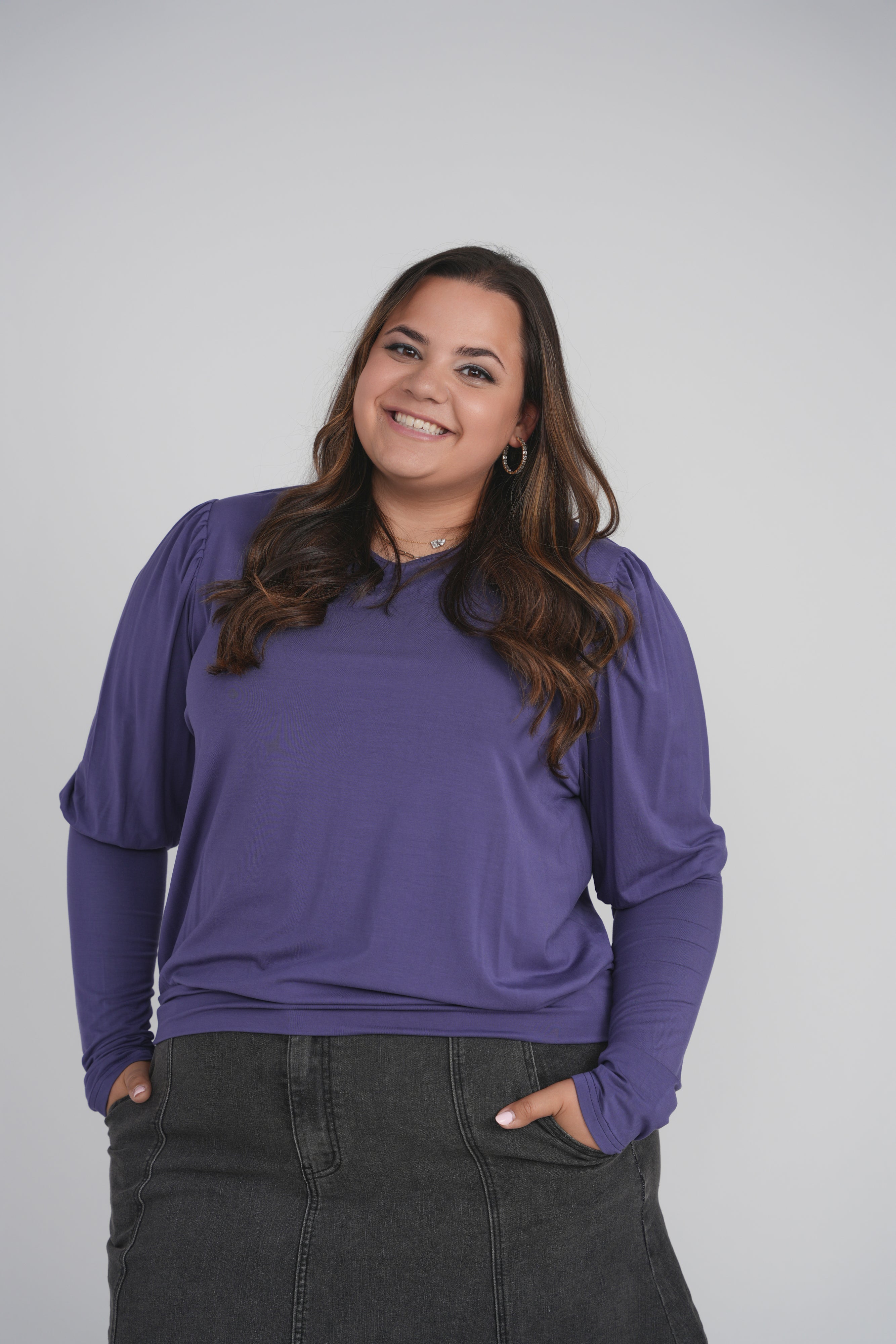 JULIET TOP (EGGPLANT)