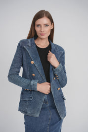 DENIM BLAZER (BLUE DENIM)
