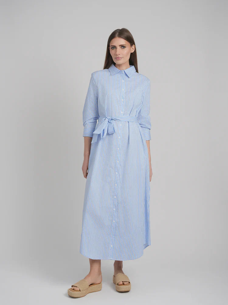 DANIELLA DRESS (BLUE STRIPE)