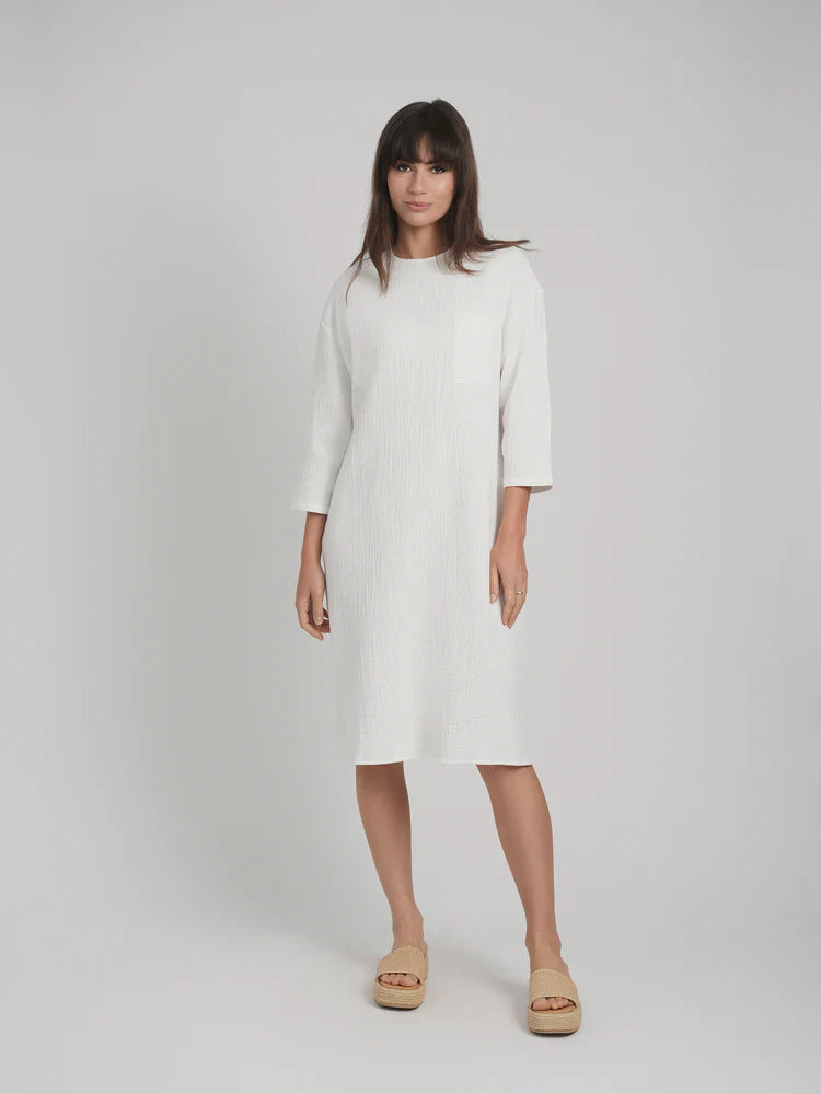 GAUZE DRESS (WHITE)