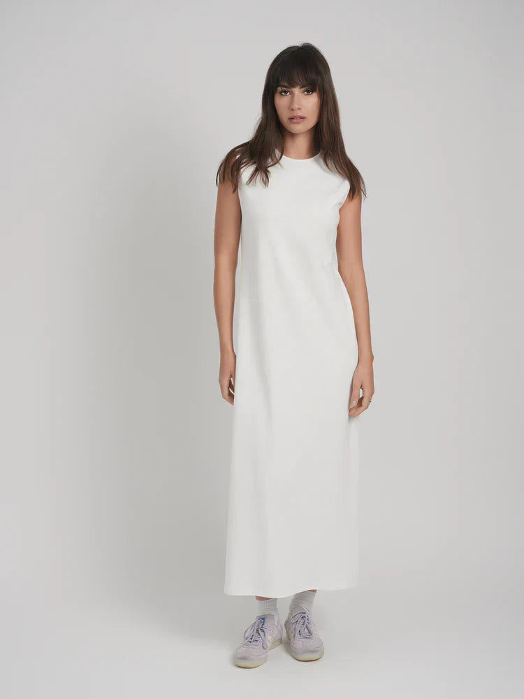 TANK MAXI DRESS (WHITE)