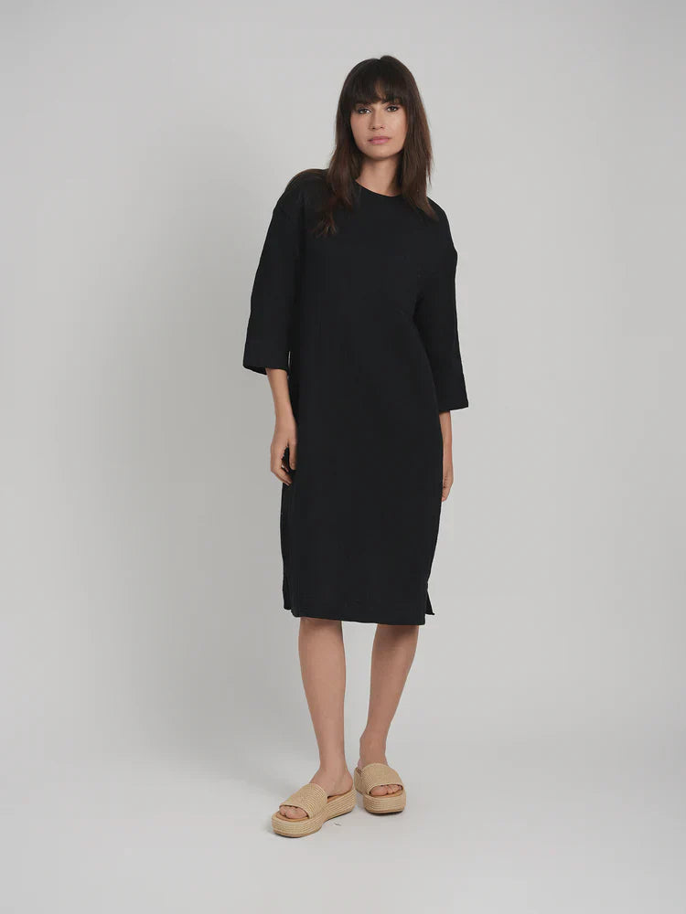 GAUZE DRESS (BLACK)