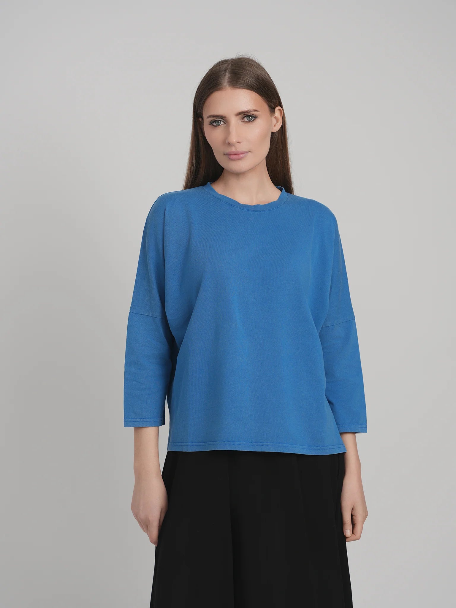 Cotton Acid Wash Tee (Powder Blue)