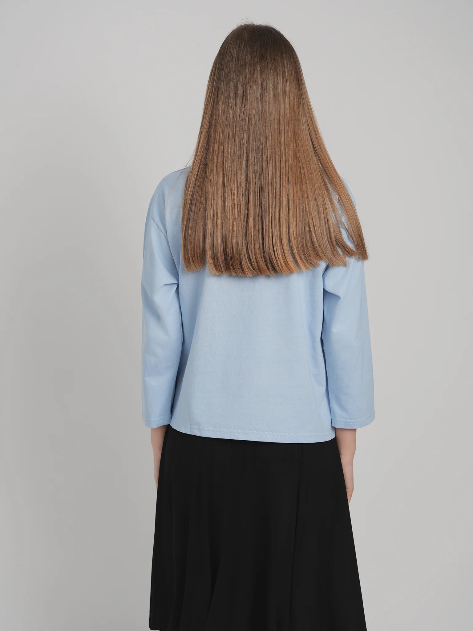 SIDE CINCH TOP (POWDER BLUE)
