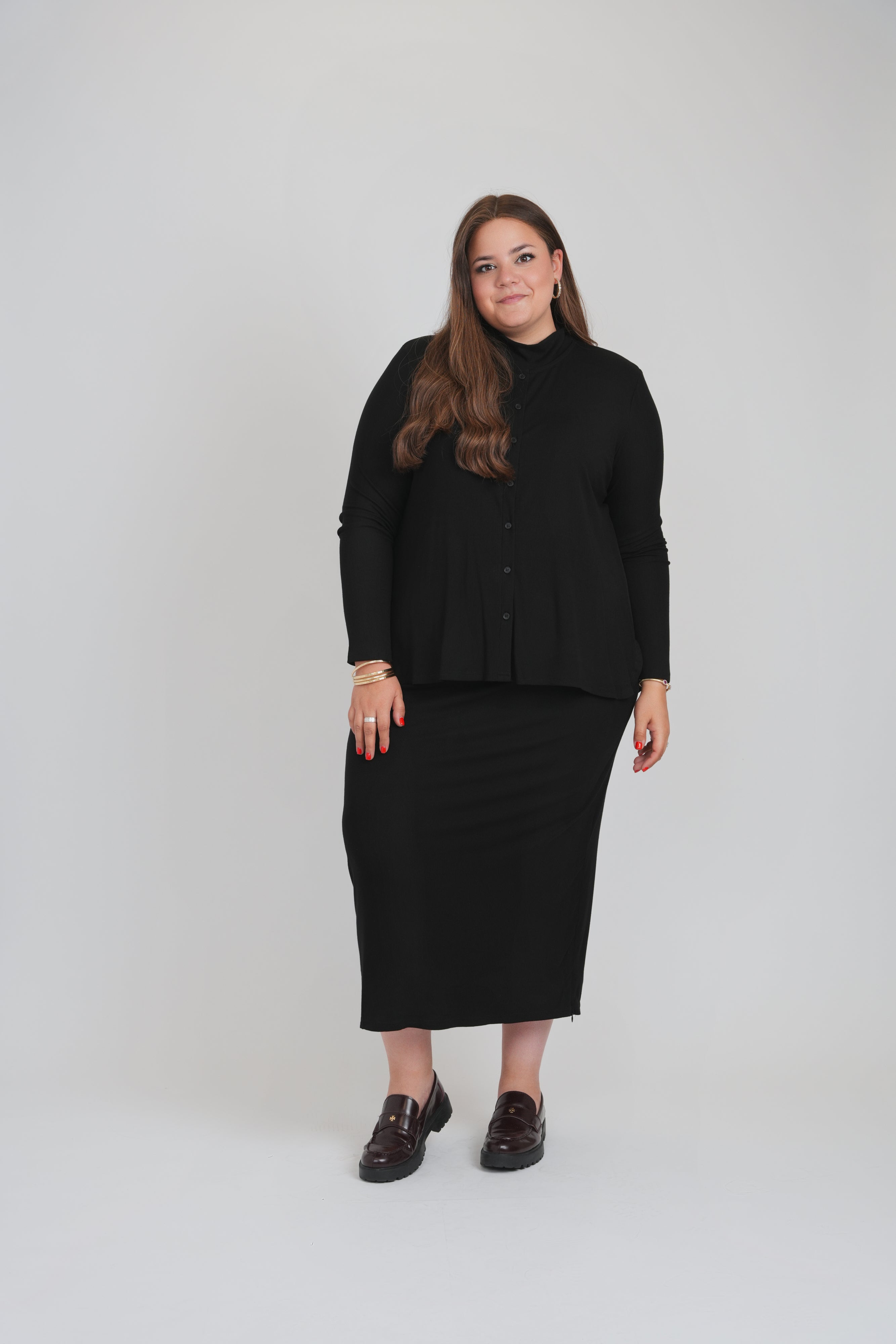 DUO DRESS (BLACK)