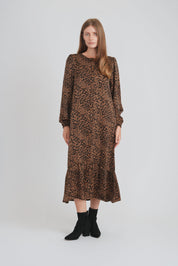 HAILEY DRESS (BROWN LEOPARD)