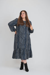 HAILEY DRESS (NAVY SPECK)