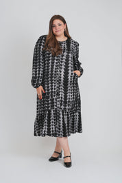 HAILEY DRESS (MIDNIGHT WASH)