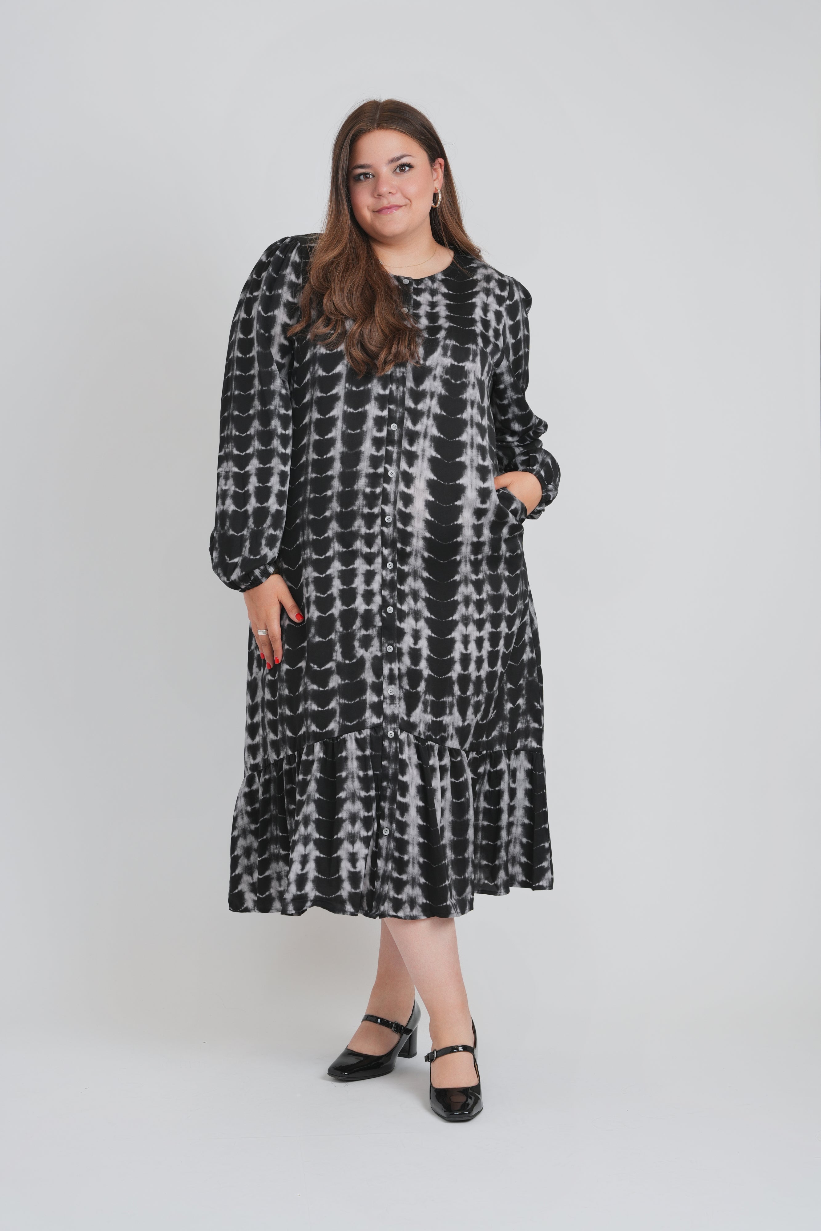 HAILEY DRESS (MIDNIGHT WASH)