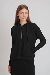 ZIP HOODIE TOP