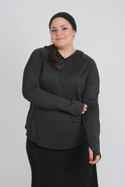 HOODED ACTIVE TOP