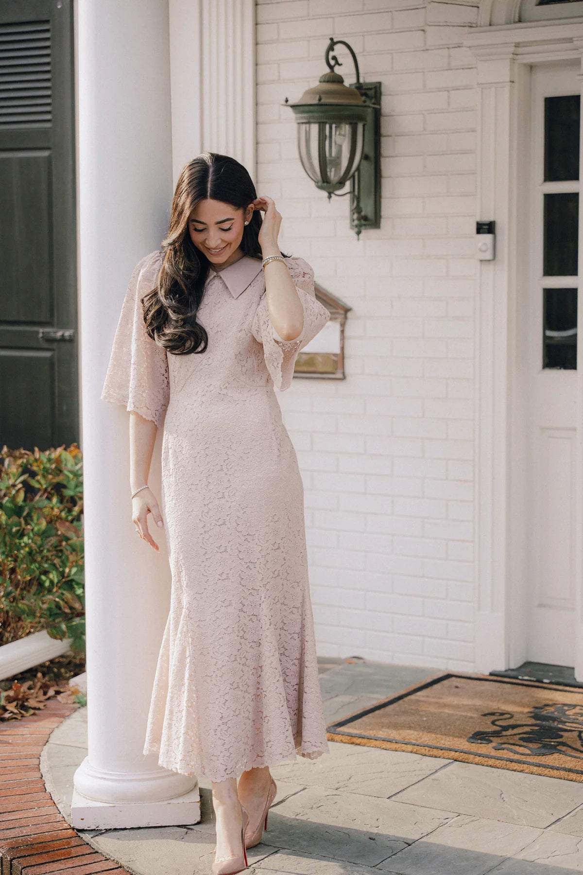 Marlowe Dress in English Rose