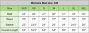 Michalie Midi- Black Pastels